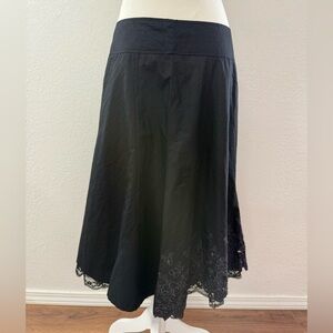 KOKOMO Chic Black A-Line Women's Skirt zs M